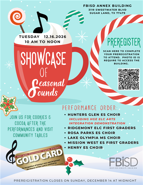  Fort Bend ISD Showcase of Seasonal Sounds 